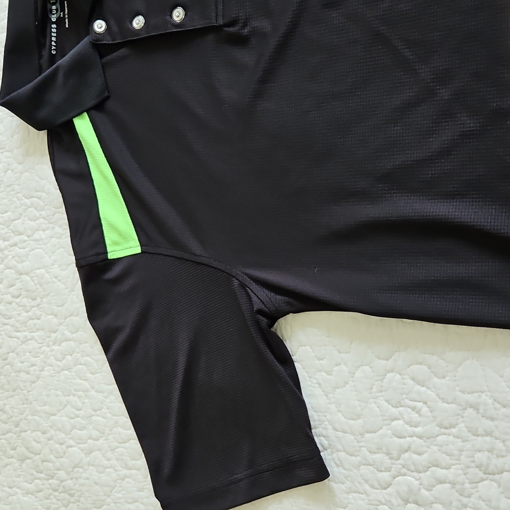 Cypress Club Tech Men's Black Polo Shirt  Medium - Picture 5 of 10
